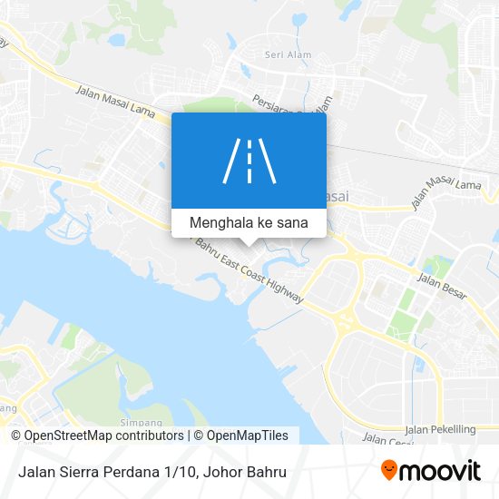 Peta Jalan Sierra Perdana 1/10