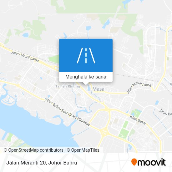 Peta Jalan Meranti 20