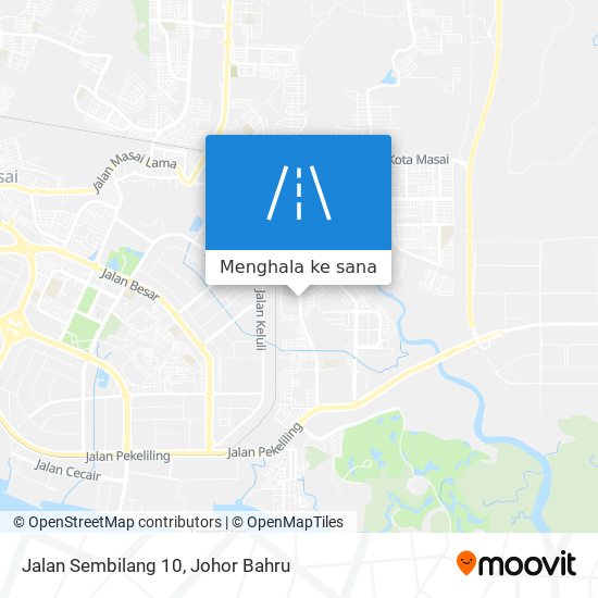 Peta Jalan Sembilang 10