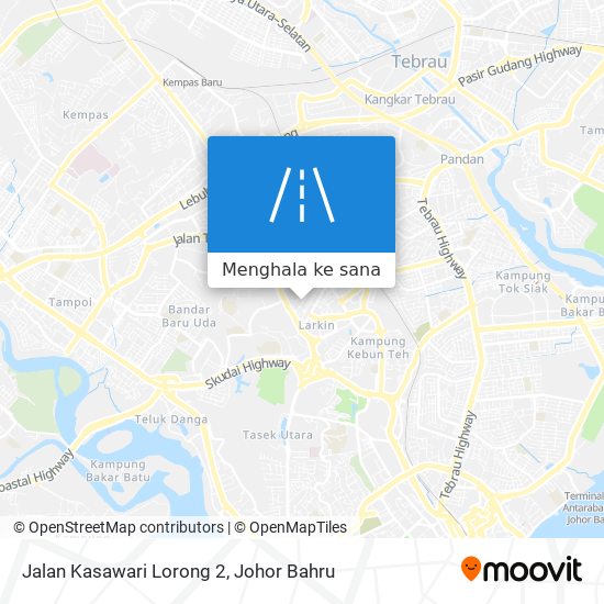 Peta Jalan Kasawari Lorong 2