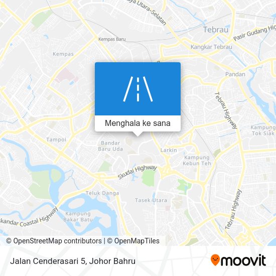 Peta Jalan Cenderasari 5
