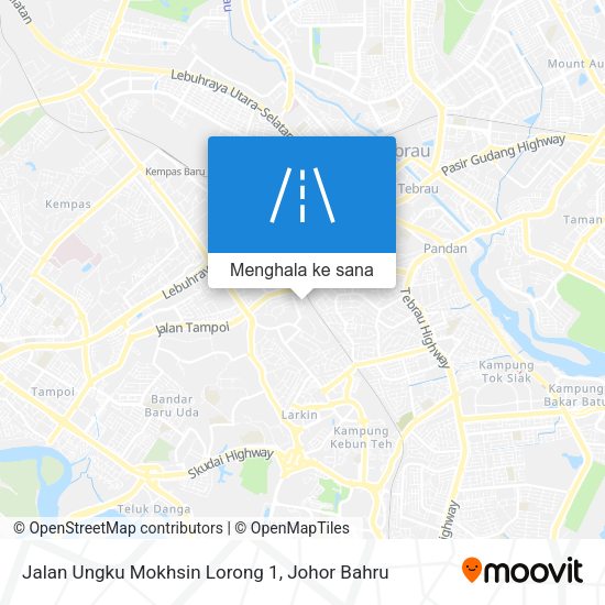Peta Jalan Ungku Mokhsin Lorong 1
