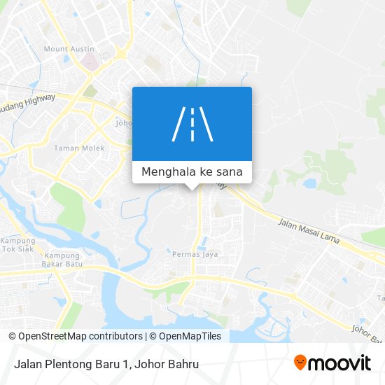 Peta Jalan Plentong Baru 1