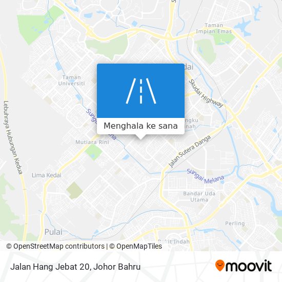 Peta Jalan Hang Jebat 20