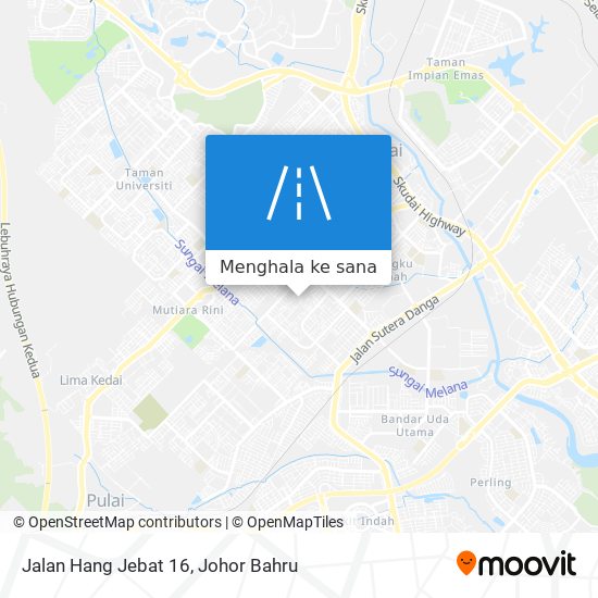 Peta Jalan Hang Jebat 16