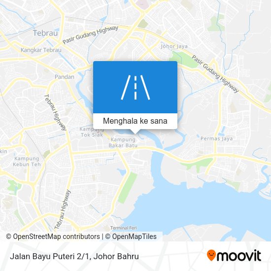 Peta Jalan Bayu Puteri 2/1