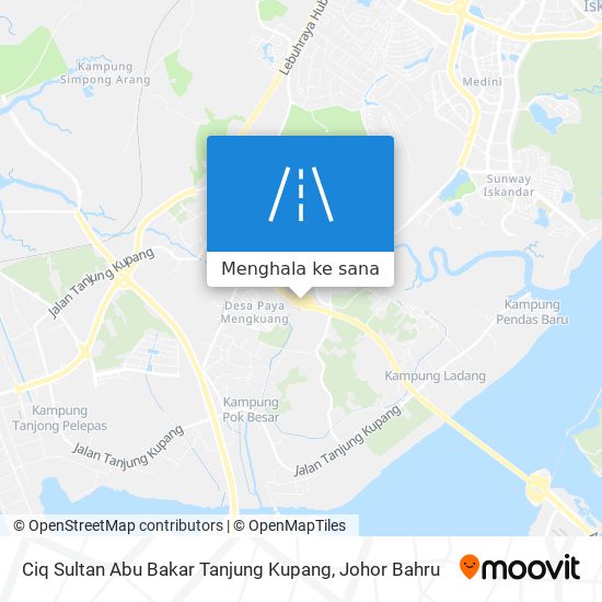 Peta Ciq Sultan Abu Bakar Tanjung Kupang