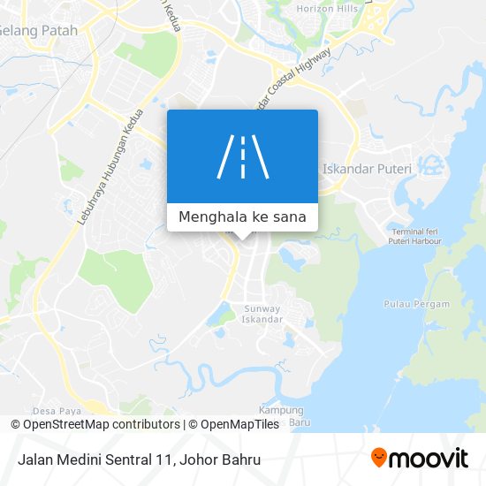 Peta Jalan Medini Sentral 11