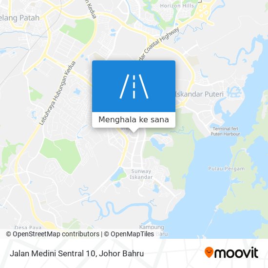 Peta Jalan Medini Sentral 10