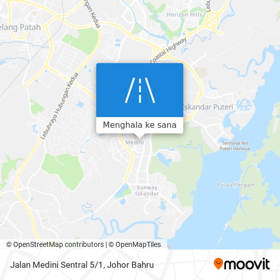 Peta Jalan Medini Sentral 5/1