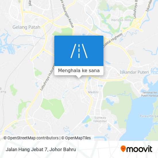 Peta Jalan Hang Jebat 7