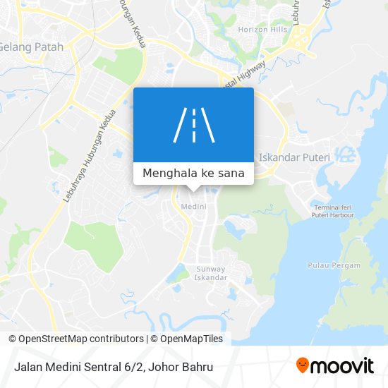 Peta Jalan Medini Sentral 6/2