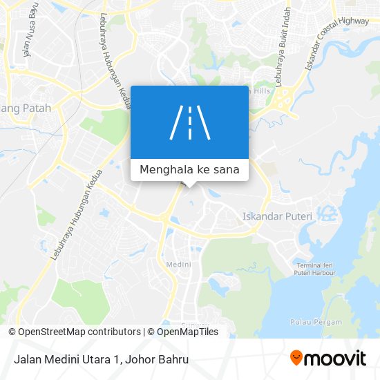 Peta Jalan Medini Utara 1