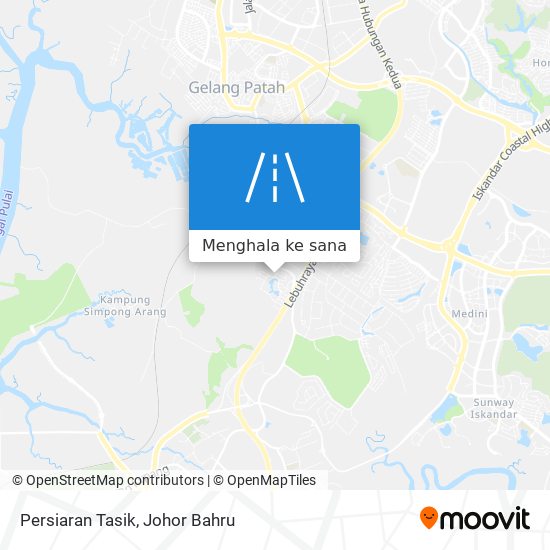 Peta Persiaran Tasik