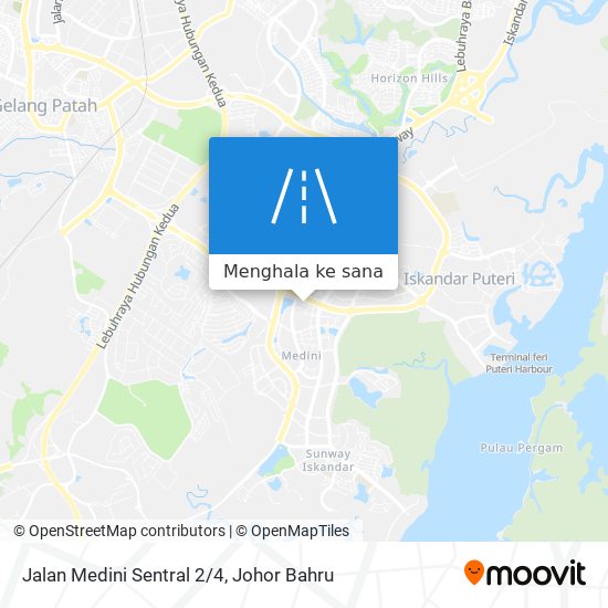 Peta Jalan Medini Sentral 2/4