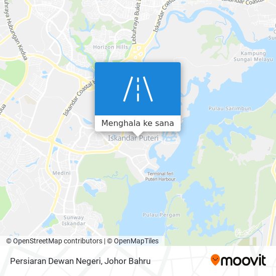 Peta Persiaran Dewan Negeri