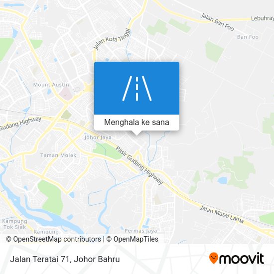 Peta Jalan Teratai 71