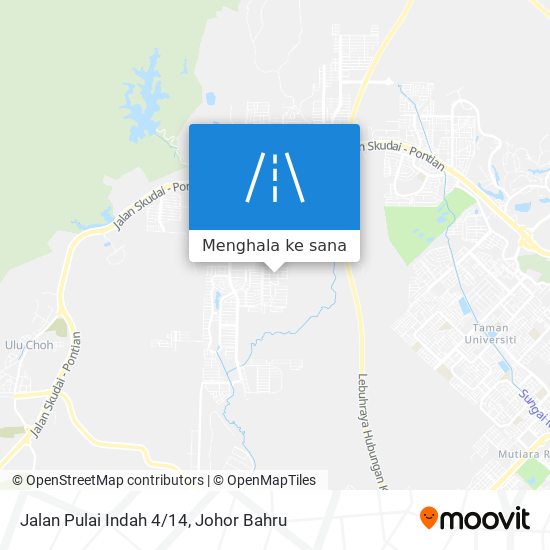 Peta Jalan Pulai Indah 4/14