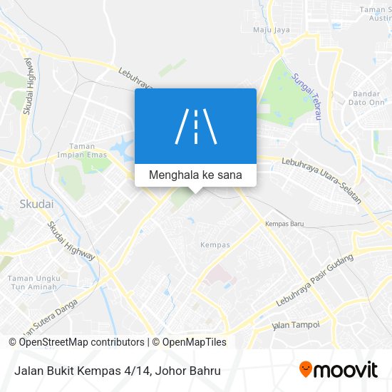 Peta Jalan Bukit Kempas 4/14