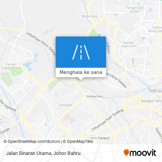 Peta Jalan Sinaran Utama