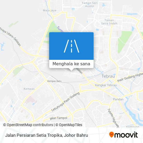 Peta Jalan Persiaran Setia Tropika