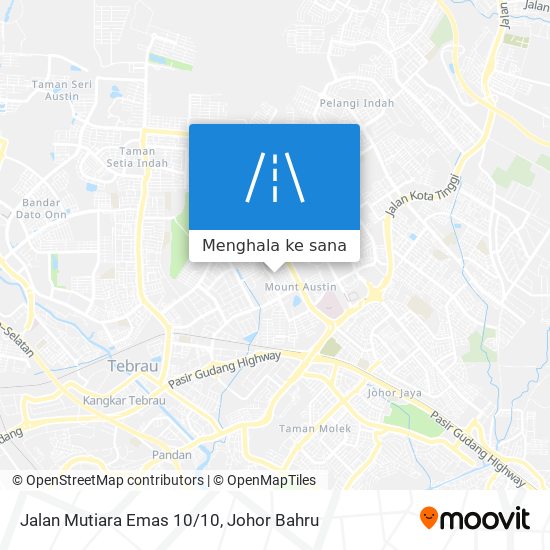 Peta Jalan Mutiara Emas 10/10