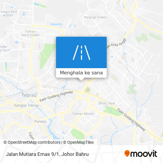 Peta Jalan Mutiara Emas 9/1