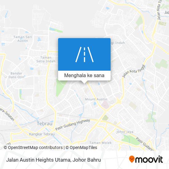 Peta Jalan Austin Heights Utama