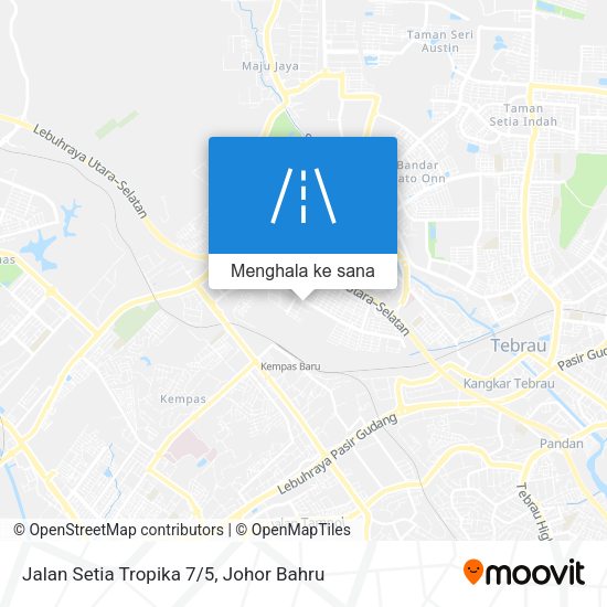 Peta Jalan Setia Tropika 7/5