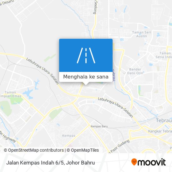 Peta Jalan Kempas Indah 6/5