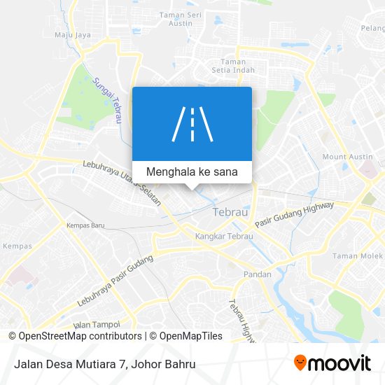 Peta Jalan Desa Mutiara 7