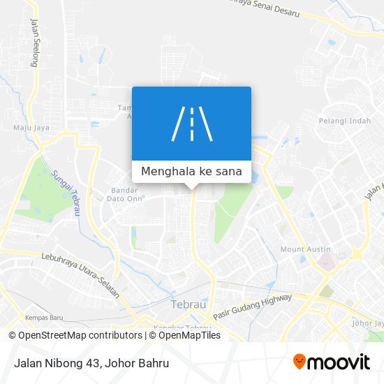 Peta Jalan Nibong 43