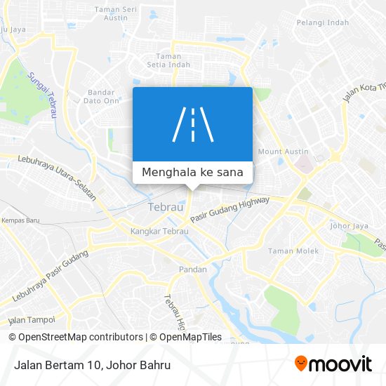 Peta Jalan Bertam 10