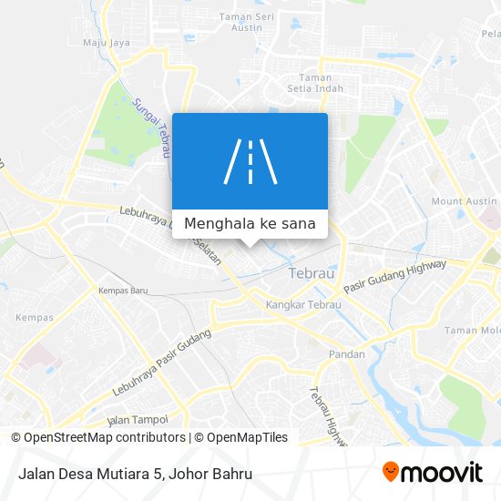 Peta Jalan Desa Mutiara 5