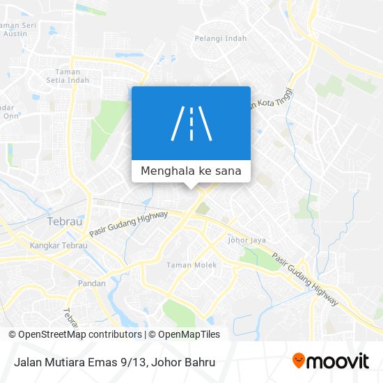 Peta Jalan Mutiara Emas 9/13