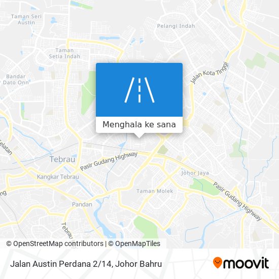 Peta Jalan Austin Perdana 2/14