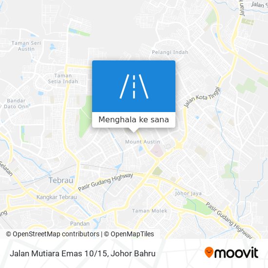 Peta Jalan Mutiara Emas 10/15