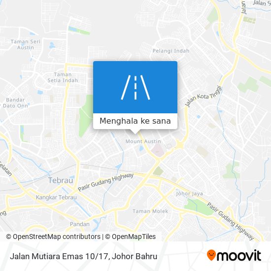 Peta Jalan Mutiara Emas 10/17