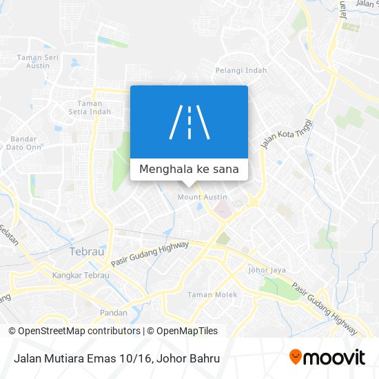 Peta Jalan Mutiara Emas 10/16