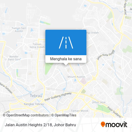Peta Jalan Austin Heights 2/18