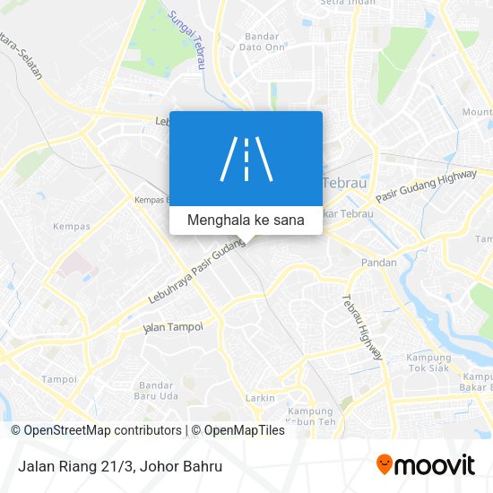 Peta Jalan Riang 21/3