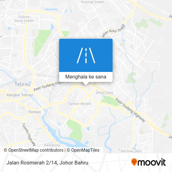 Peta Jalan Rosmerah 2/14