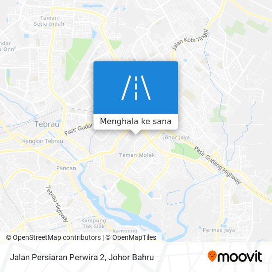 Peta Jalan Persiaran Perwira 2