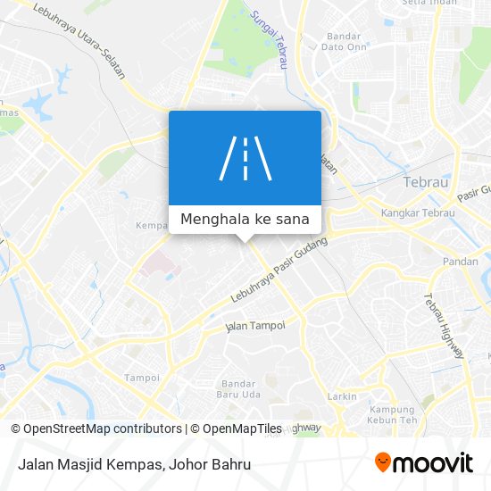 Peta Jalan Masjid Kempas