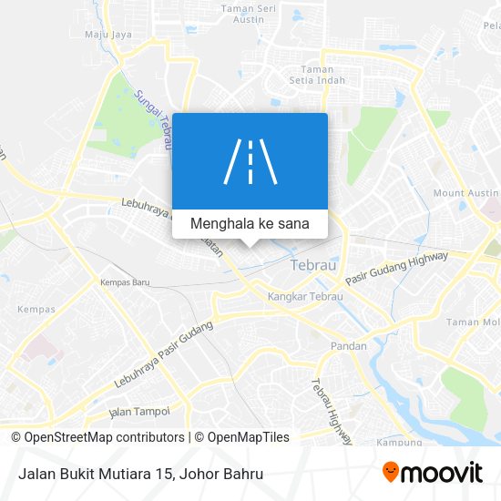 Peta Jalan Bukit Mutiara 15