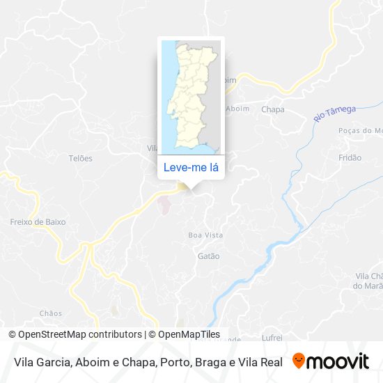 Vila Garcia, Aboim e Chapa mapa