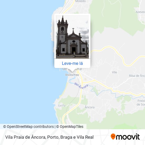 Vila Praia de Âncora mapa