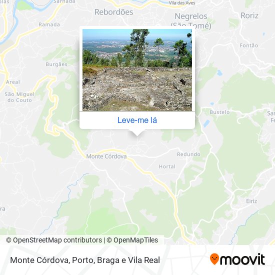 Monte Córdova mapa