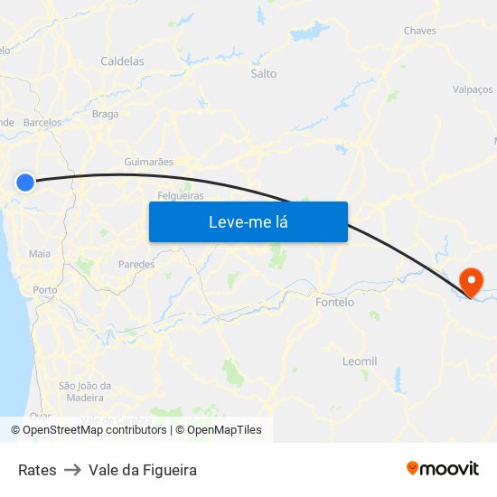 Rates to Vale da Figueira map