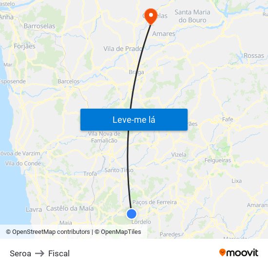 Seroa to Fiscal map